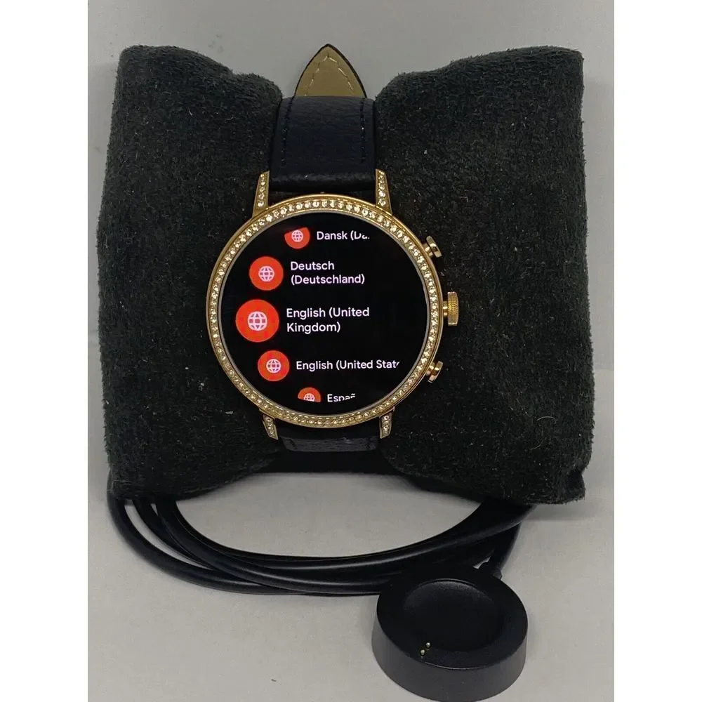 Fossil Gen 4 Authentic Digital Dial Smart Watch Custom Band FTW6015 AB439
